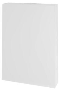 Kolpa NAOMI, mobiletto contenitore con specchio, modello TON 50, colore bianco