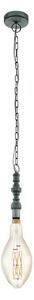 Eglo 79407 - Lampadario LED a catena PENSILVA 1xE27/8W/230V nero