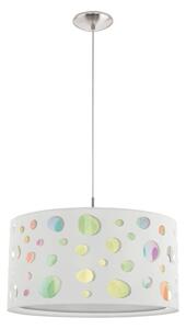 Eglo 202528 - Lampada a sospensione per bambini MONEDA 1xE27/60W/230V
