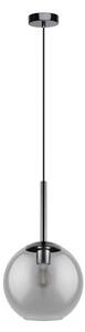 Eglo 97847 - Lampada a sospensione su cavo TINDARI 1xE27/28W/230V nero/fumé