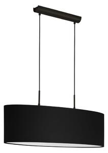 Eglo 33356 - Lampadario a sospensione AMANI su cavo 2xE27/60W/230V nero