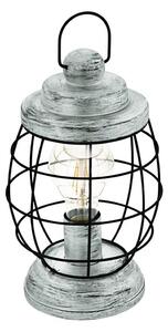 Eglo 79436 - Lampada da tavolo BAMPTON 1xE27/60W/230V argento