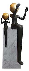 Immax 08802XL - Lampada da terra SILUETTE 1xE27/40W/230V 160 cm Aura