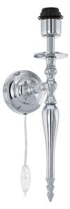 Eglo 78317 - Lampada da parete BEDWORTH 1xE27/60W/230V cromo lucido