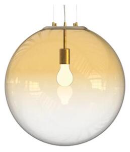 Ideal Lux - Lampadario a sospensione con filo MAPA 1xE27/42W/230V diametro 50 cm oro/fumé