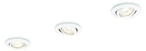 Philips 59243/31/E7 - SET 3x Lampada da incasso ENIF 1xGU10/50W/230V