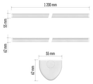Lampada sottopensile a LED/40W/230V 4000K 120 cm