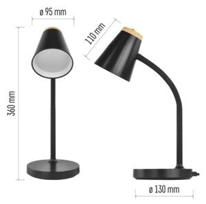 Lampada da tavolo LED TARA LED/4,5W/230V 4000K nera