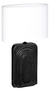 Atmosphera - Lampada da tavolo MONIA 1xE14/60W/230V nero/bianco