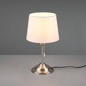 Lindby Alomira lampada da tavolo, 32 cm, nichel