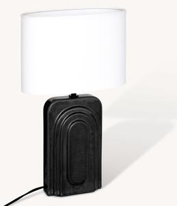 Atmosphera - Lampada da tavolo MONIA 1xE14/60W/230V nero/bianco