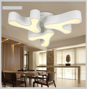 Lampada da soffitto a LED, modello 8033-3, colore bianco, con telecomando. Permette di regolare il colore e l'intensità della luce. Classe energetica A+