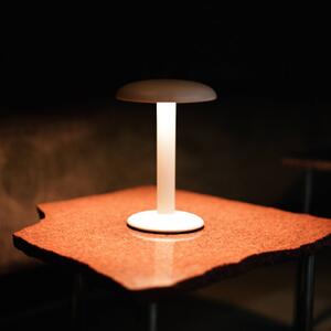 FLOS Gustave LED da tavolo, accu 927 bianco