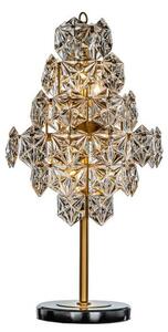 Lampada da tavolo Delhi, 81 cm - Oro - Ferro e vetro