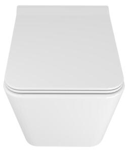 WC Sospeso in Ceramica 36x52x35 cm Street Bonussi Bianco Lucido