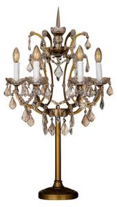 Lampada da tavolo Memphis, 85 cm - Oro - Ferro e vetro
