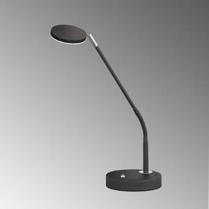 FH Lighting Lampada LED da tavolo Lunia, dimming, nero sabbia