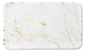 Tappetino per il bagno bianco/dorato 45x75 cm Aquamarbre – douceur d'intérieur