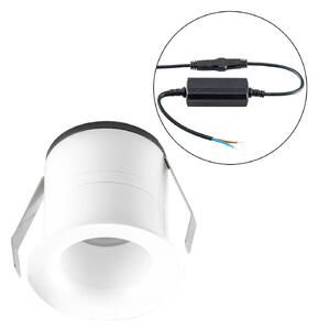 EVN Noblendo LED plafoniera a incasso bianca Ø 5,5 cm