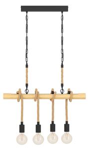 Eglo 43318 - Lampadario a catena YOUNGSTOWN 4xE27/40W/230V