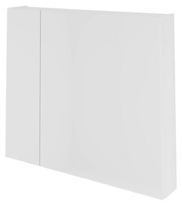 Kolpa NAOMI, mobiletto contenitore con specchio, modello TON 80, colore bianco