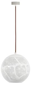Candellux Lampadario a sospensione bianco Bene per 1x lampadina E27 con paralume rotondo 31-70579