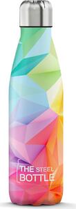 Steel Bottle Borraccia Termica Bottiglia da 500 ml Acciaio Inox fantasia Forme Geometriche - STEELBOTTLES.GEOM-3 Art Series