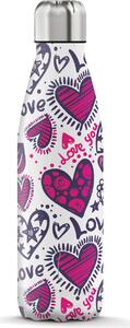The Steel Bottle Borraccia Uso Quotidiano 500 ml in Acciaio Pop Art Series - STEELBOTTLES.POP19LO