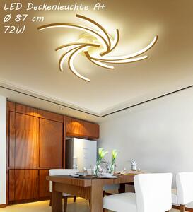 Lampada da soffitto LED 2042White-3WJ con telecomando, colore e intensità della luce regolabili, diffusore in acrilico