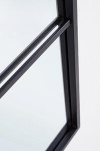 Specchio con Cuscini Window Nucleos Nero in Metallo