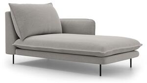Poltrona lounge grigio chiaro, angolo destro Vienna - Cosmopolitan Design