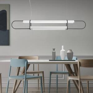 Modo Luce Clip 130 LED a sospensione grigio piombo