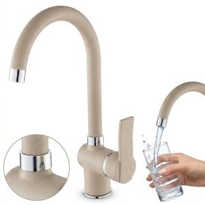 Miscelatore per lavello beige Madeira