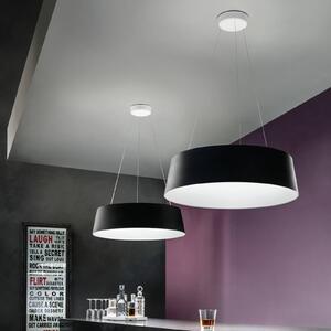 Stilnovo Lampada a sospensione Oxygen LED, nero, Ø 56 cm