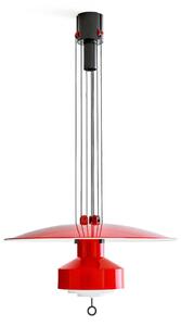 Stilnovo Saliscendi lampada LED sospensione, rosso