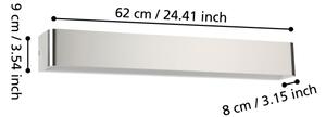 Eglo 99692 - Applique a LED da bagno SANIA LED/26,5W/230V IP44