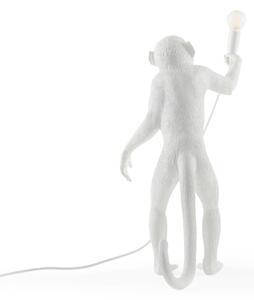 SELETTI Lampada LED da tavolo Monkey Lamp bianco, in piedi