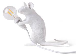 SELETTI Lampada LED da tavolo Mouse Lamp USB seduta bianco