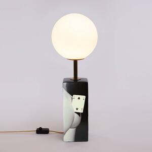 SELETTI Lampada LED da tavolo Toiletpaper motivo carte