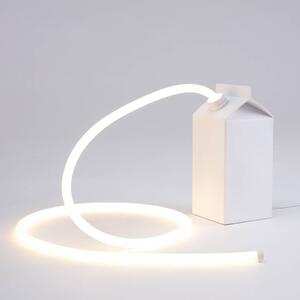 SELETTI Lampada LED da tavolo Daily Glow cartone di latte