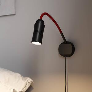 Top Light Neo! Flex Hotel II applique LED, nero/rosso