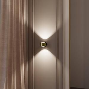 Top Light Puk! 120 Wall spot LED lenti ottone/nero