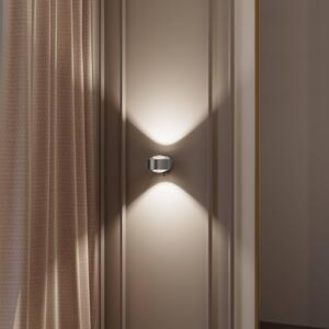 Top Light Puk! 120 Wall spot LED lenti nichel satinato