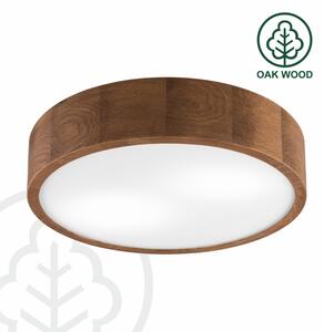 Brilagi - LED RGBW dimmerabile plafoniera CARVALHO 2xE27/9W/230V Wi-Fi rovere pr. 37,5