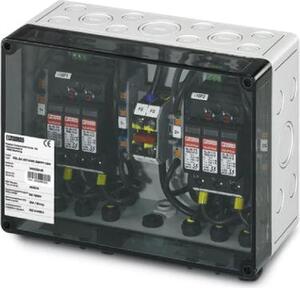 Scatola di connessione FV Phoenix Contact, 2 MPPT, 2IN/1OUT per MPPT, ÜSS tipo I/II, SUNCLIX, 1 pz