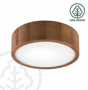 Brilagi - Plafoniera LED RGBW dimmerabile CARVALHO 1xE27/9W/230V Wi-Fi rovere diam. 27,5