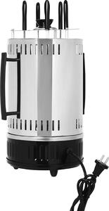 Griglia elettrica rotante - SW-5 Griglia verticale con girarrosto - 1000 W - Kebab/Shawarma - Facile da pulire - Rosso