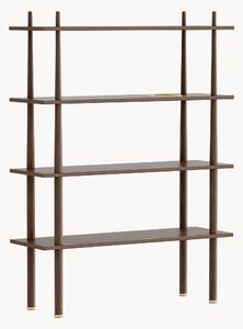 Scaffale in legno di quercia con 4 ripiani Stories