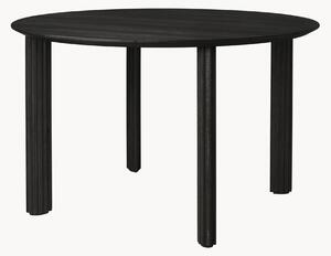 Tavolo rotondo in legno di quercia Comfort Circle Ripples Ø 120 cm