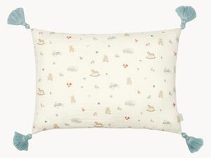 Cuscino in cotone biologico con nappe Vintage Toys